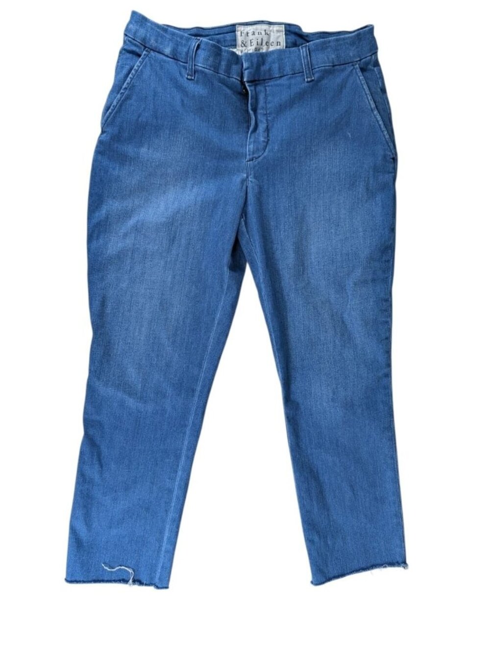 Frank & Eileen Wicklow Italian denim chinos jeans women's size 12